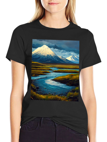 Mountain River Landscape Tee