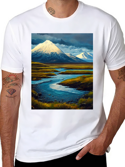 Mountain River Landscape Tee