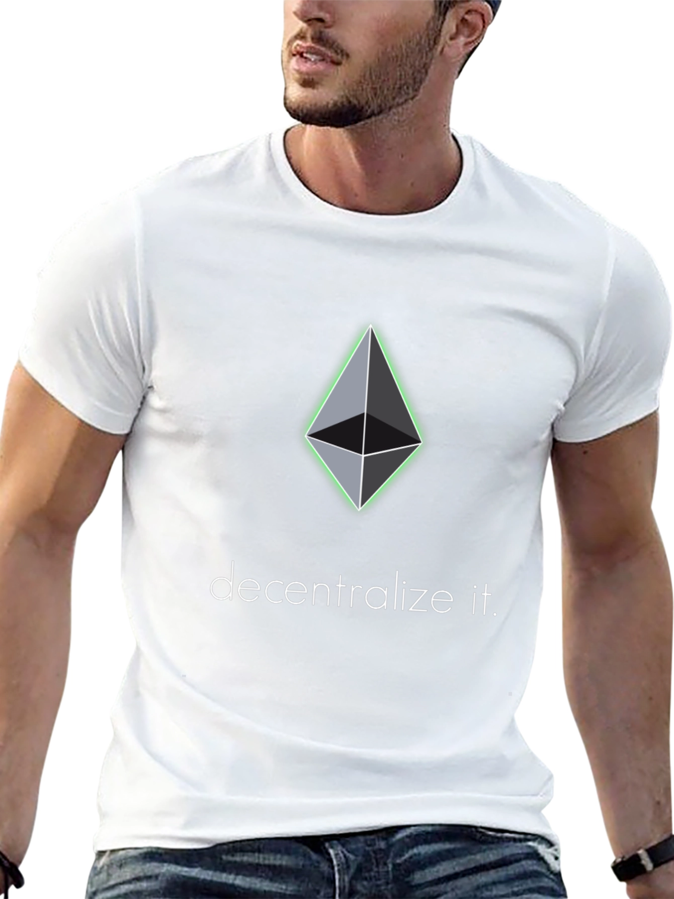 Ethereum Decentralize It Black T-Shirt