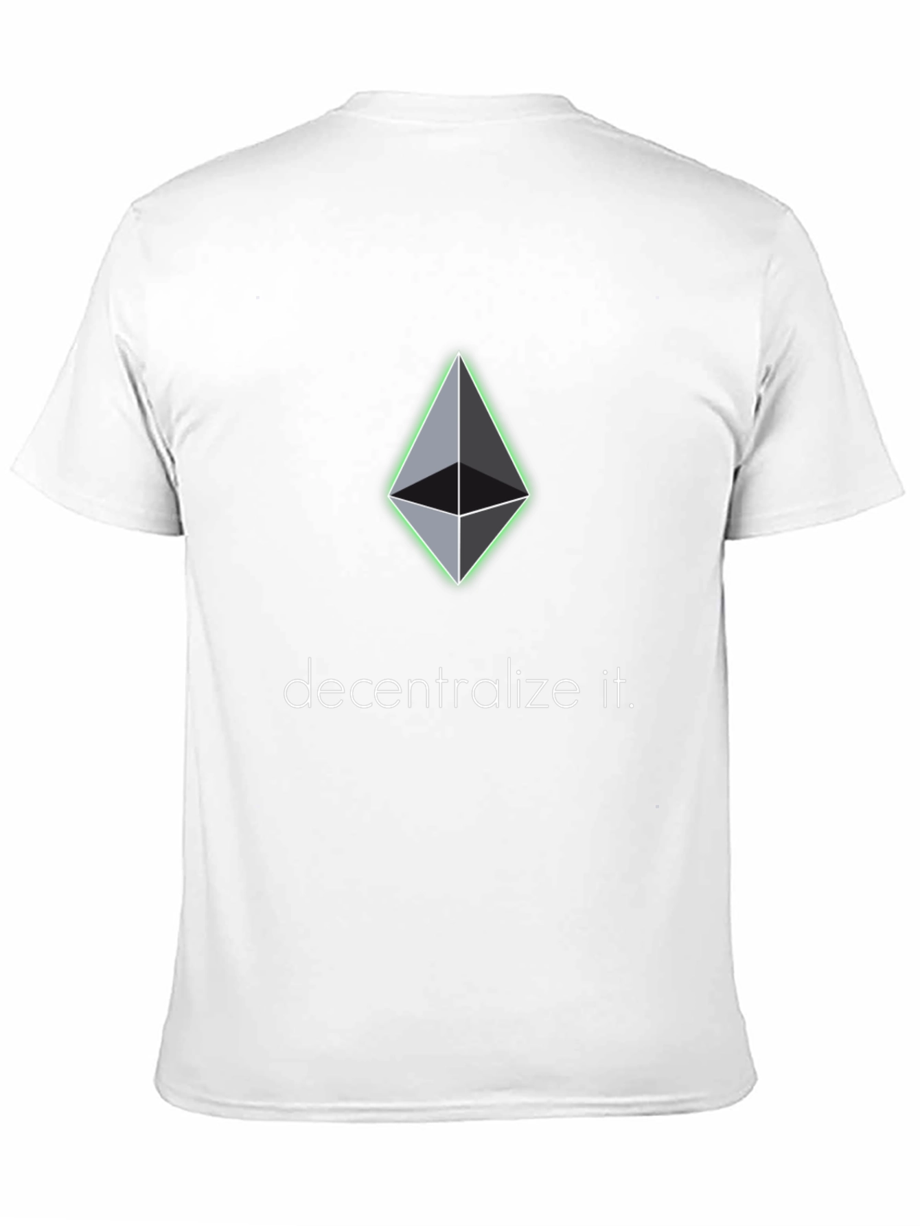 Ethereum Decentralize It Black T-Shirt