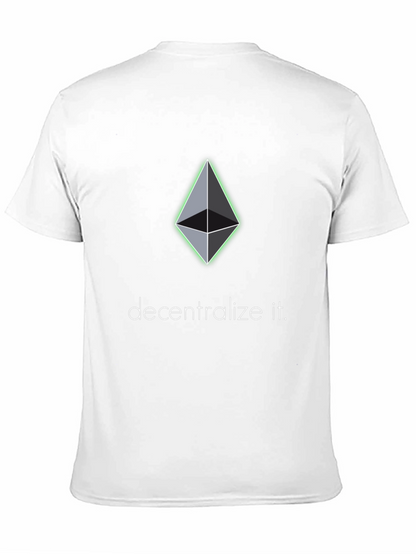 Ethereum Decentralize It Black T-Shirt