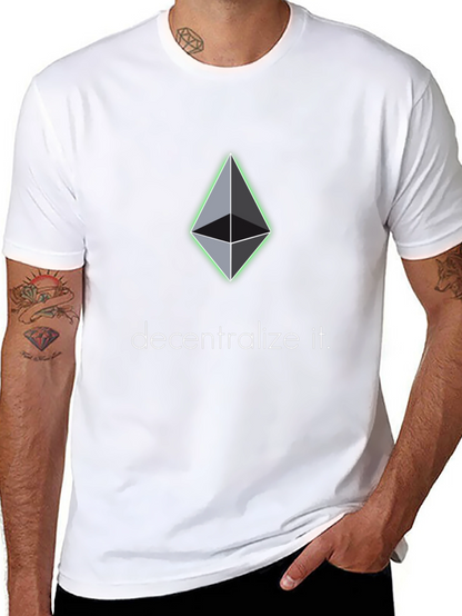 Ethereum Decentralize It Black T-Shirt