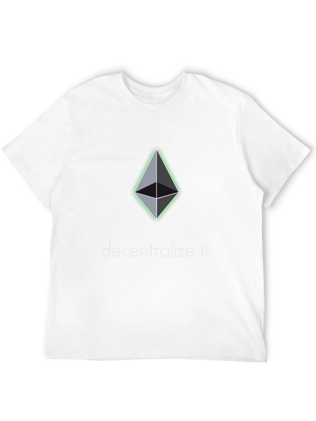 Ethereum Decentralize It Black T-Shirt