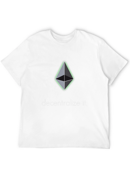 Ethereum Decentralize It Black T-Shirt