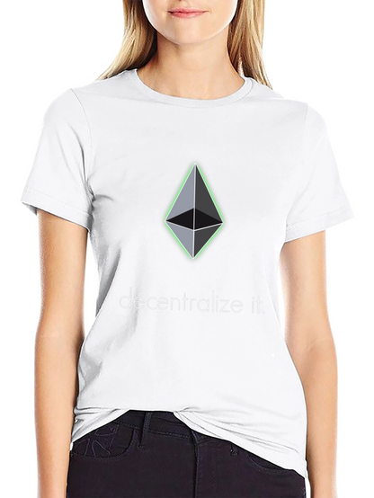 Ethereum Decentralize It Black T-Shirt