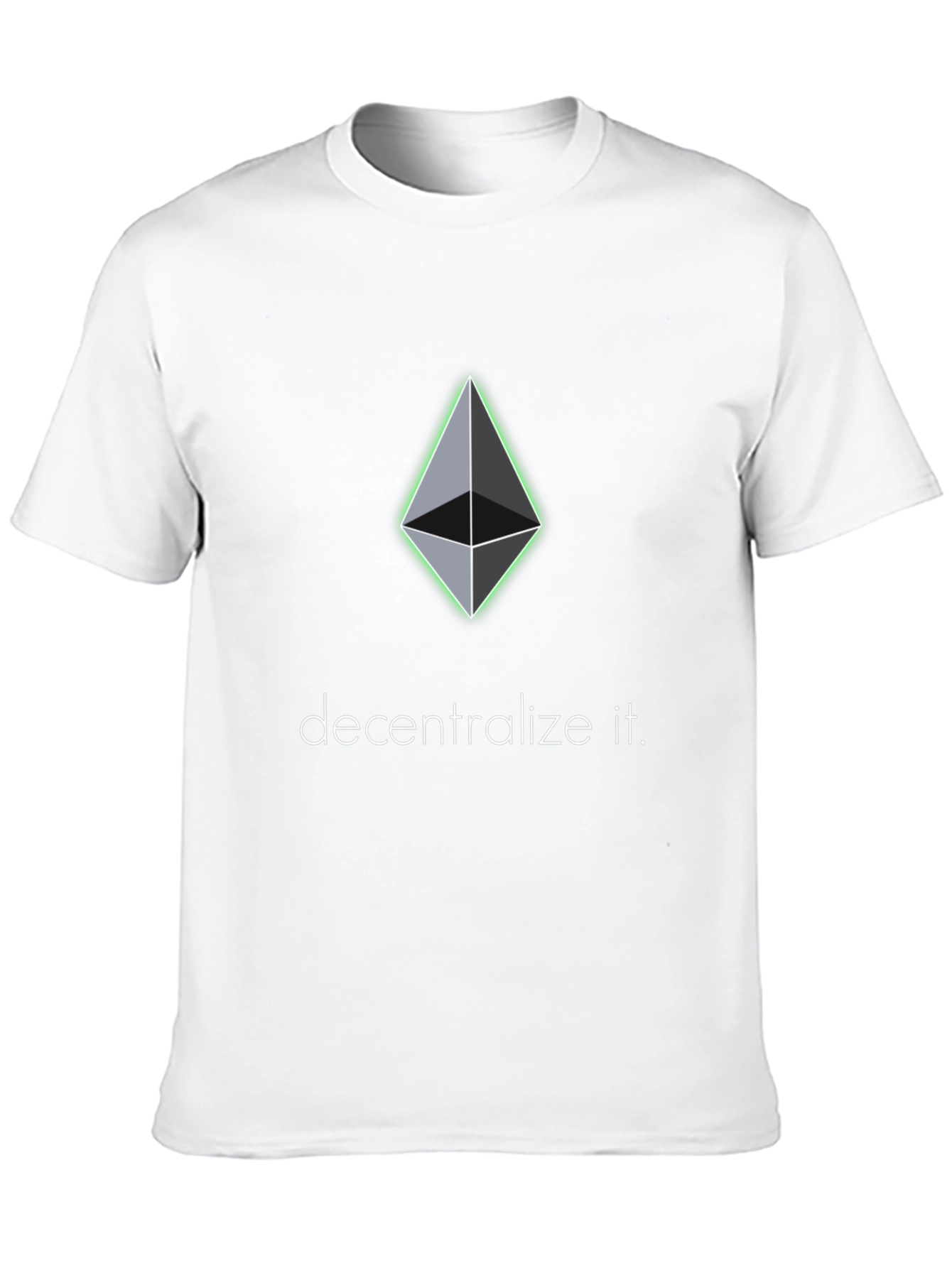 Ethereum Decentralize It Black T-Shirt