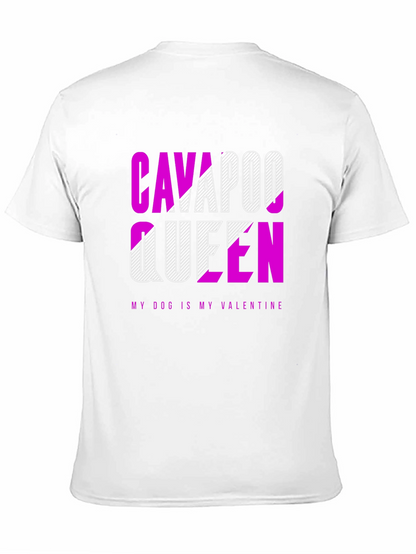Cavapoo Queen Valentines Day T-Shirt