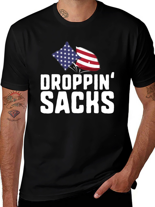 Droppin Sacks Patriotic T-Shirt