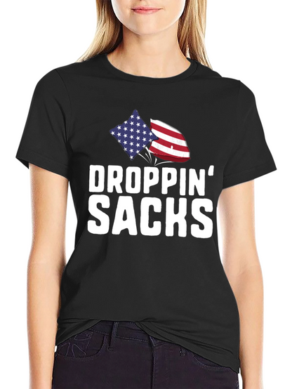 Droppin Sacks Patriotic T-Shirt