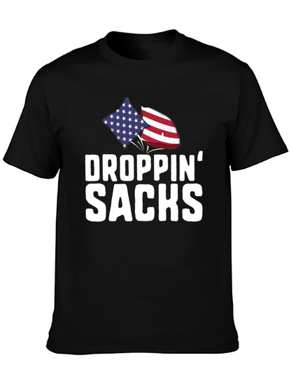 Droppin Sacks Patriotic T-Shirt