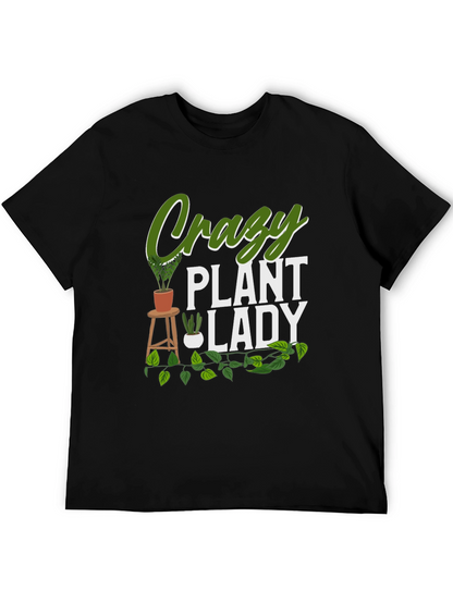 Crazy Plant Lady Graphic T-Shirt