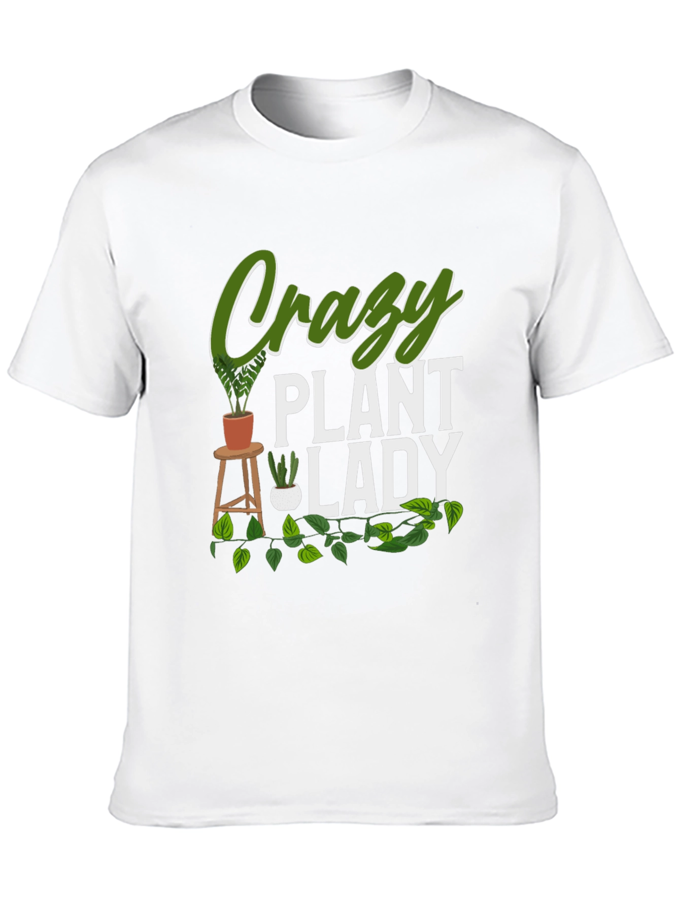 Crazy Plant Lady Graphic T-Shirt