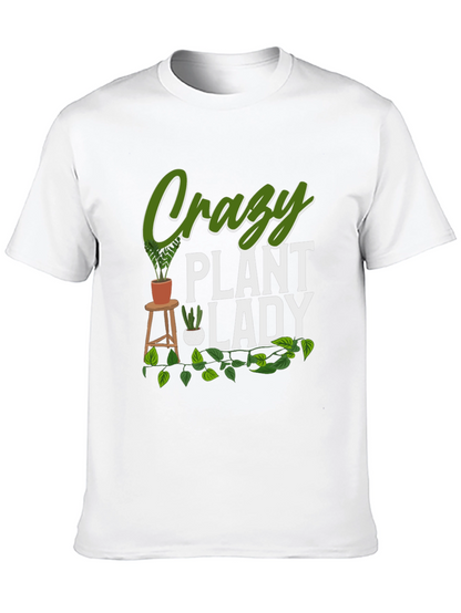 Crazy Plant Lady Graphic T-Shirt