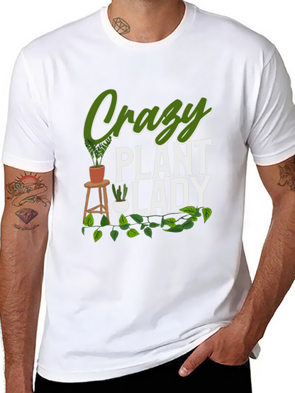 Crazy Plant Lady Graphic T-Shirt