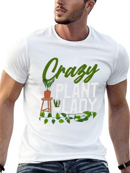 Crazy Plant Lady Graphic T-Shirt