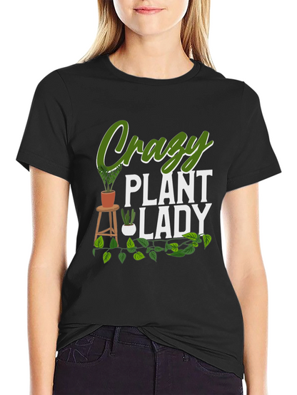 Crazy Plant Lady Graphic T-Shirt