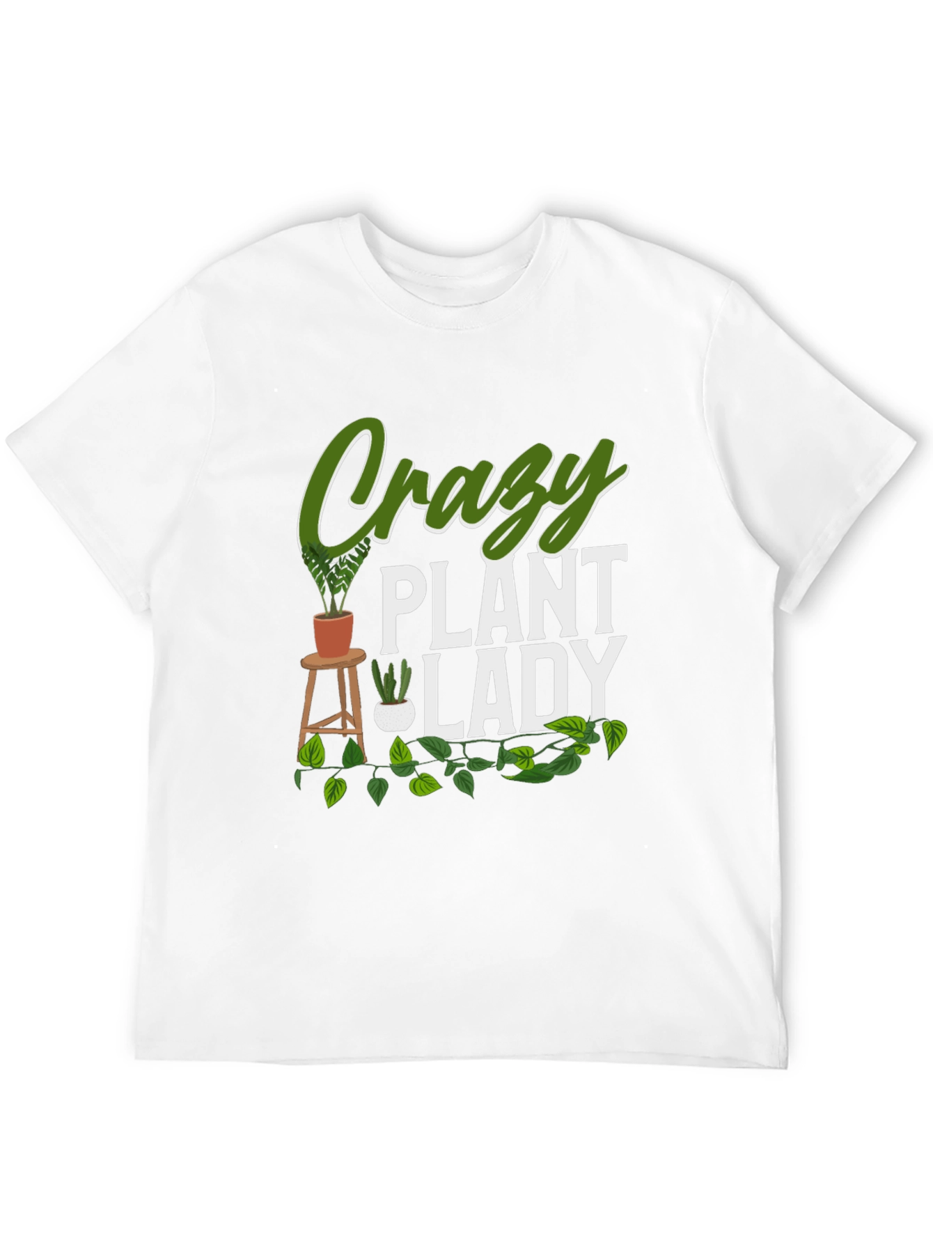 Crazy Plant Lady Graphic T-Shirt