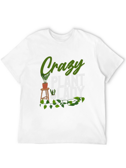 Crazy Plant Lady Graphic T-Shirt