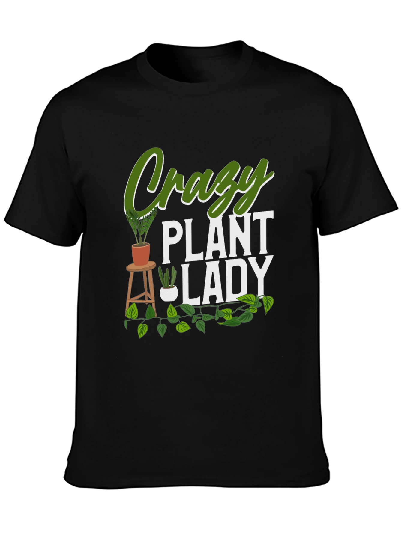 Crazy Plant Lady Graphic T-Shirt