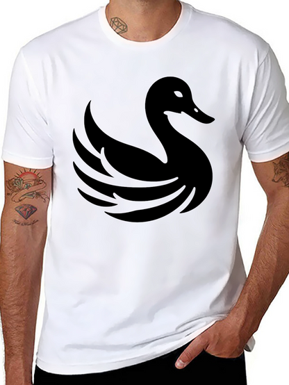 Black Swan Graphic Tee - Casual Style