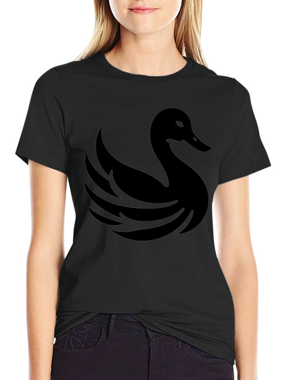 Black Swan Graphic Tee - Casual Style