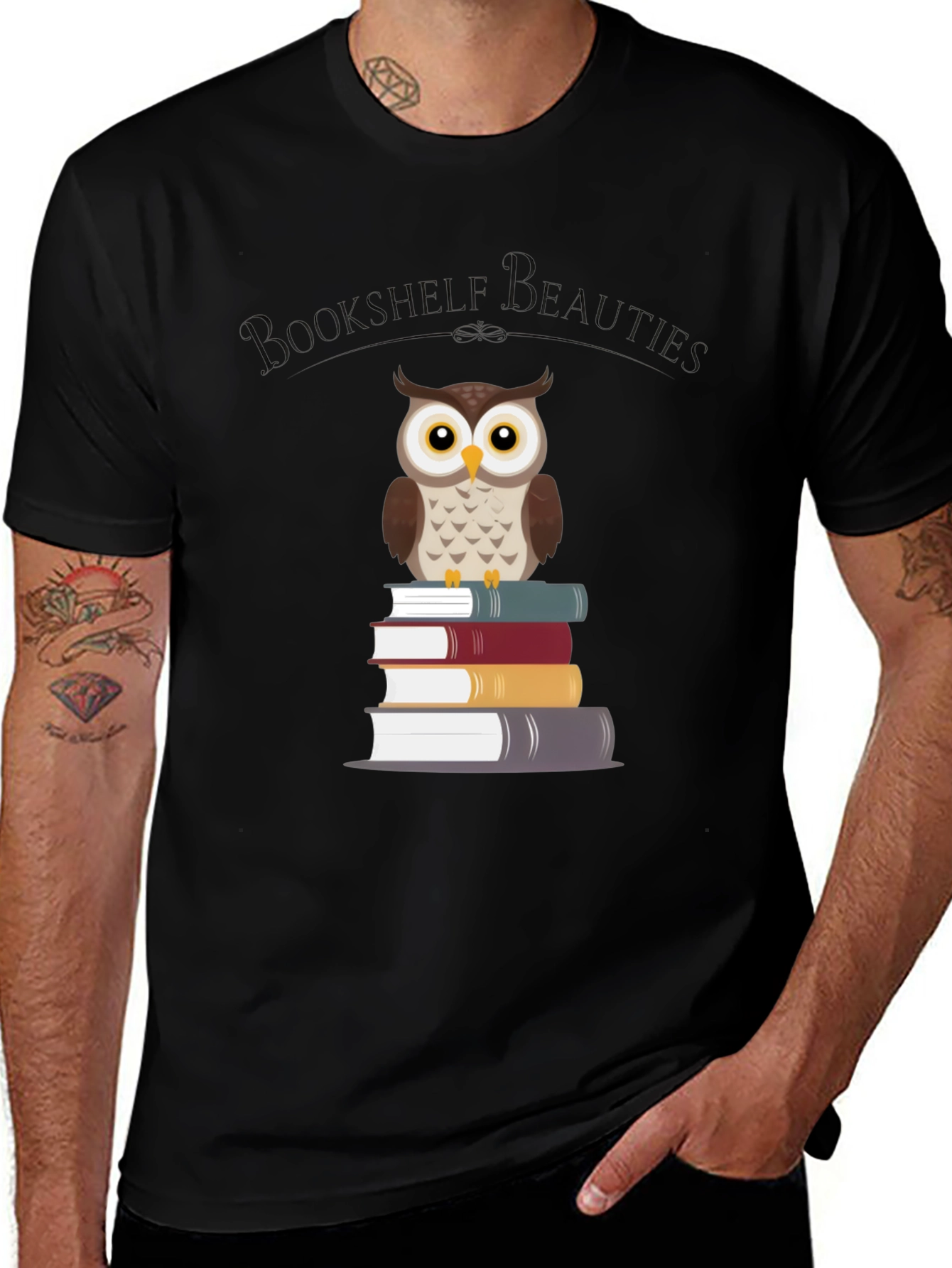 Bookshelf Beauties Owl T-Shirt
