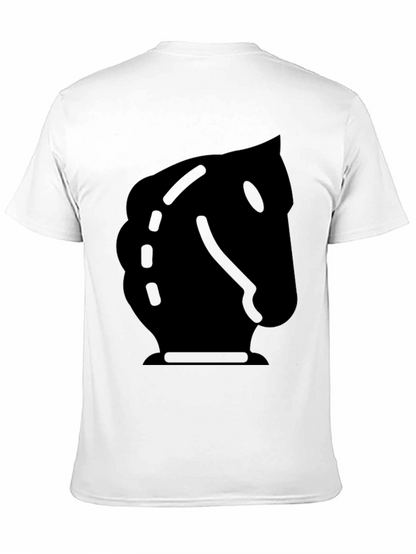 Black Knight Chess Piece Graphic Tee