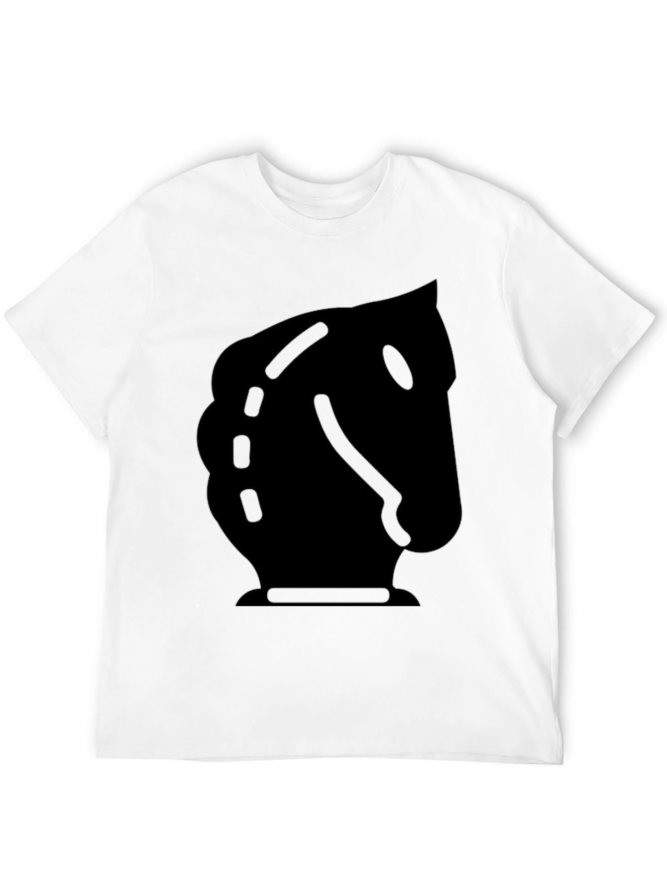 Black Knight Chess Piece Graphic Tee