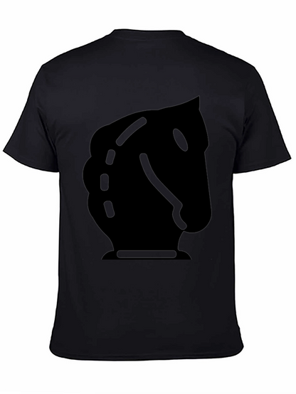 Black Knight Chess Piece Graphic Tee