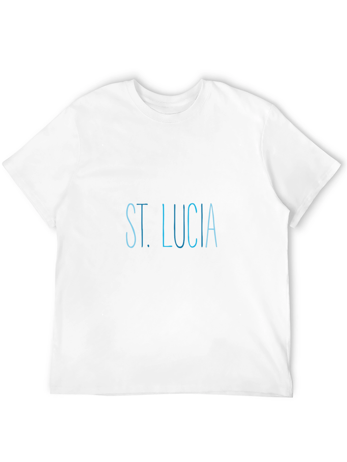 St. Lucia Black T-Shirt
