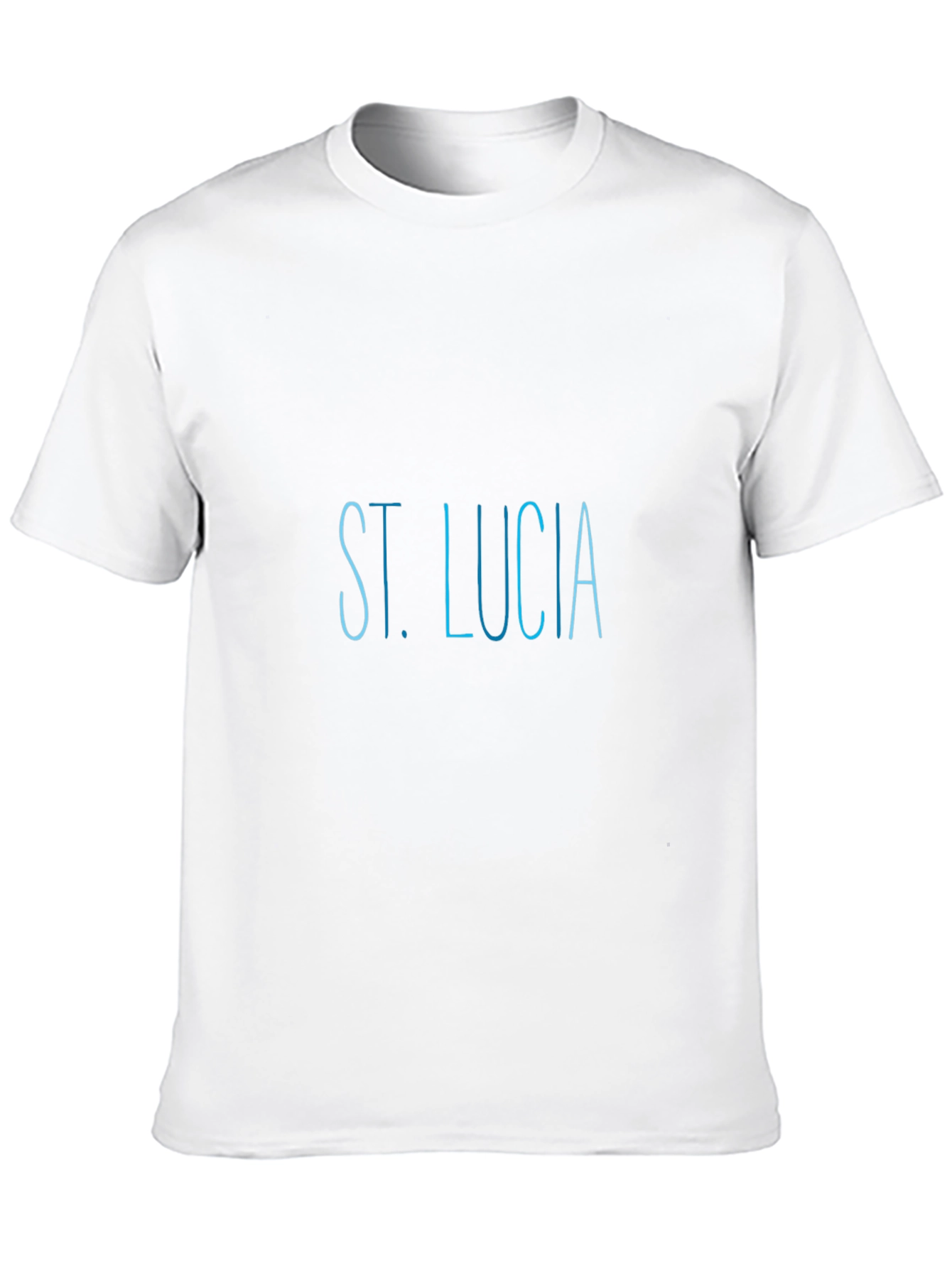 St. Lucia Black T-Shirt