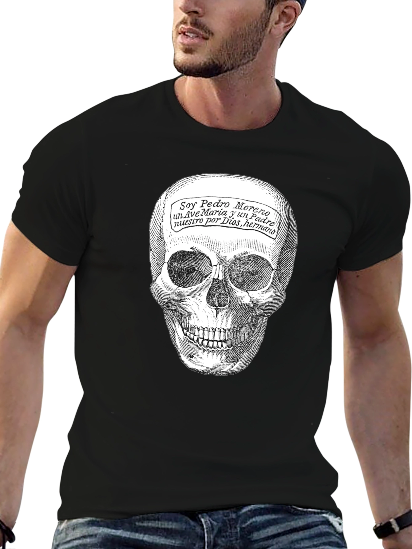 Skull Graphic Tee - Soy Pedro Moreno T-Shirt