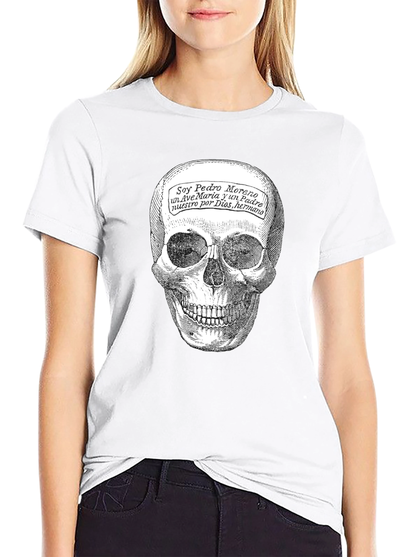 Skull Graphic Tee - Soy Pedro Moreno T-Shirt