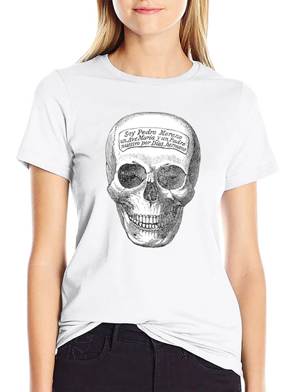 Skull Graphic Tee - Soy Pedro Moreno T-Shirt