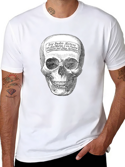 Skull Graphic Tee - Soy Pedro Moreno T-Shirt