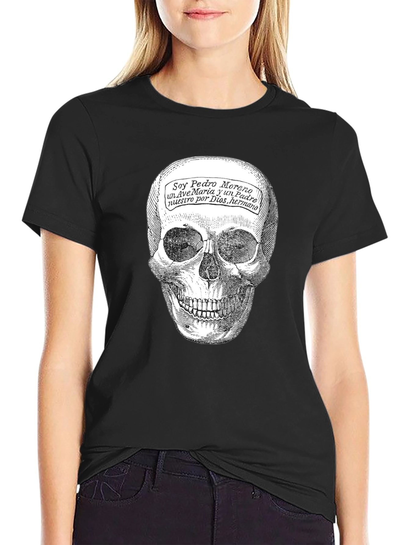 Skull Graphic Tee - Soy Pedro Moreno T-Shirt