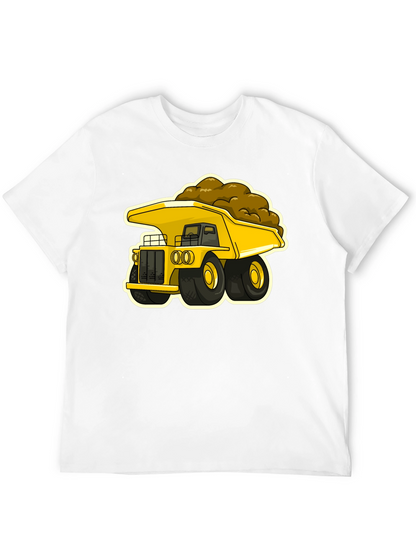 Cartoon Dump Truck Graphic Tee