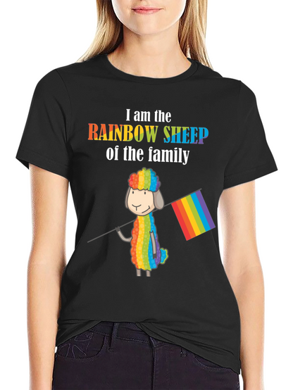 Rainbow Sheep LGBTQ Pride T-Shirt