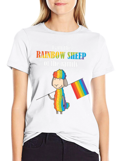 Rainbow Sheep LGBTQ Pride T-Shirt