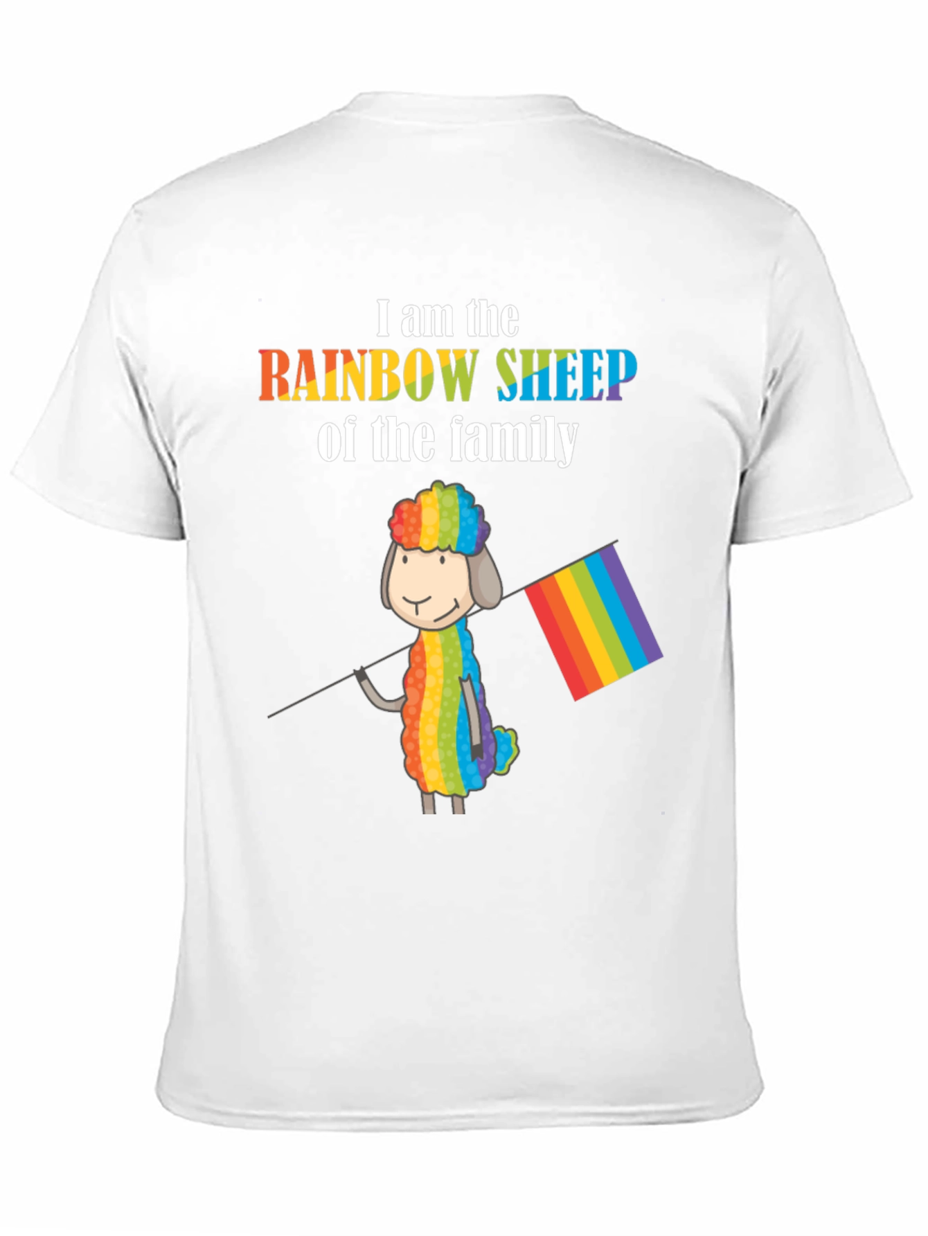 Rainbow Sheep LGBTQ Pride T-Shirt