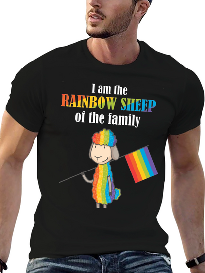 Rainbow Sheep LGBTQ Pride T-Shirt