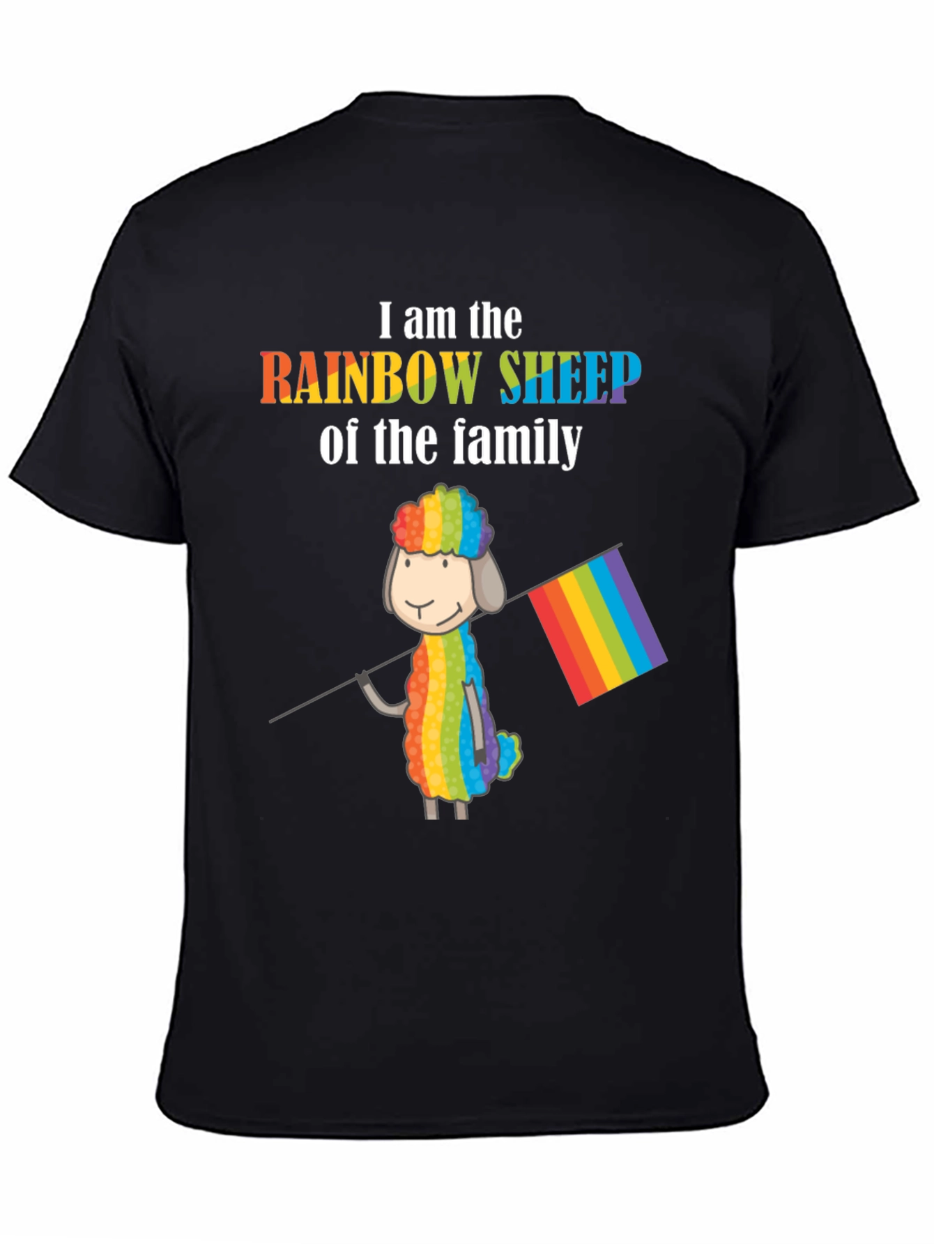 Rainbow Sheep LGBTQ Pride T-Shirt