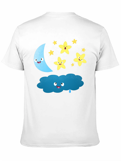Cute Cartoon Night Sky T-Shirt