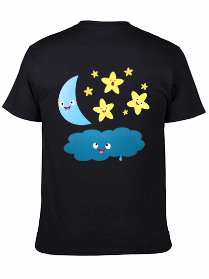 Cute Cartoon Night Sky T-Shirt