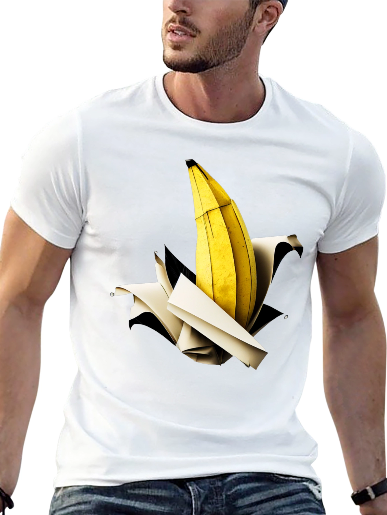 Banana Explosion Graphic Tee - Unique Print