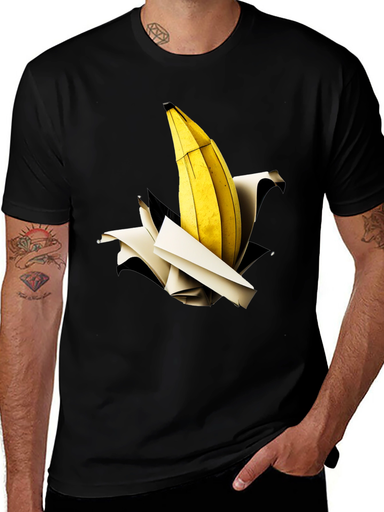Banana Explosion Graphic Tee - Unique Print