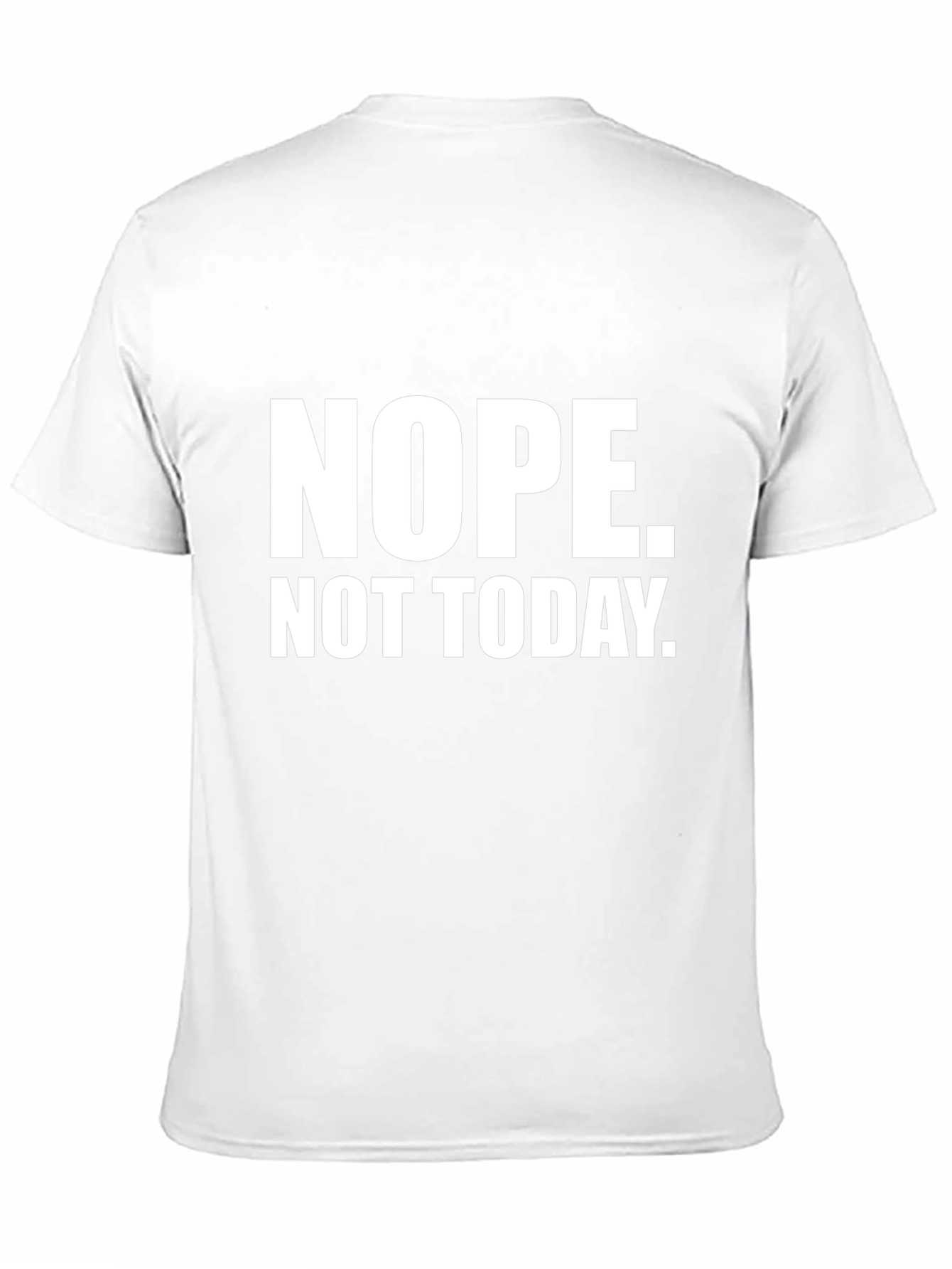 Nope Not Today Black Graphic Tee