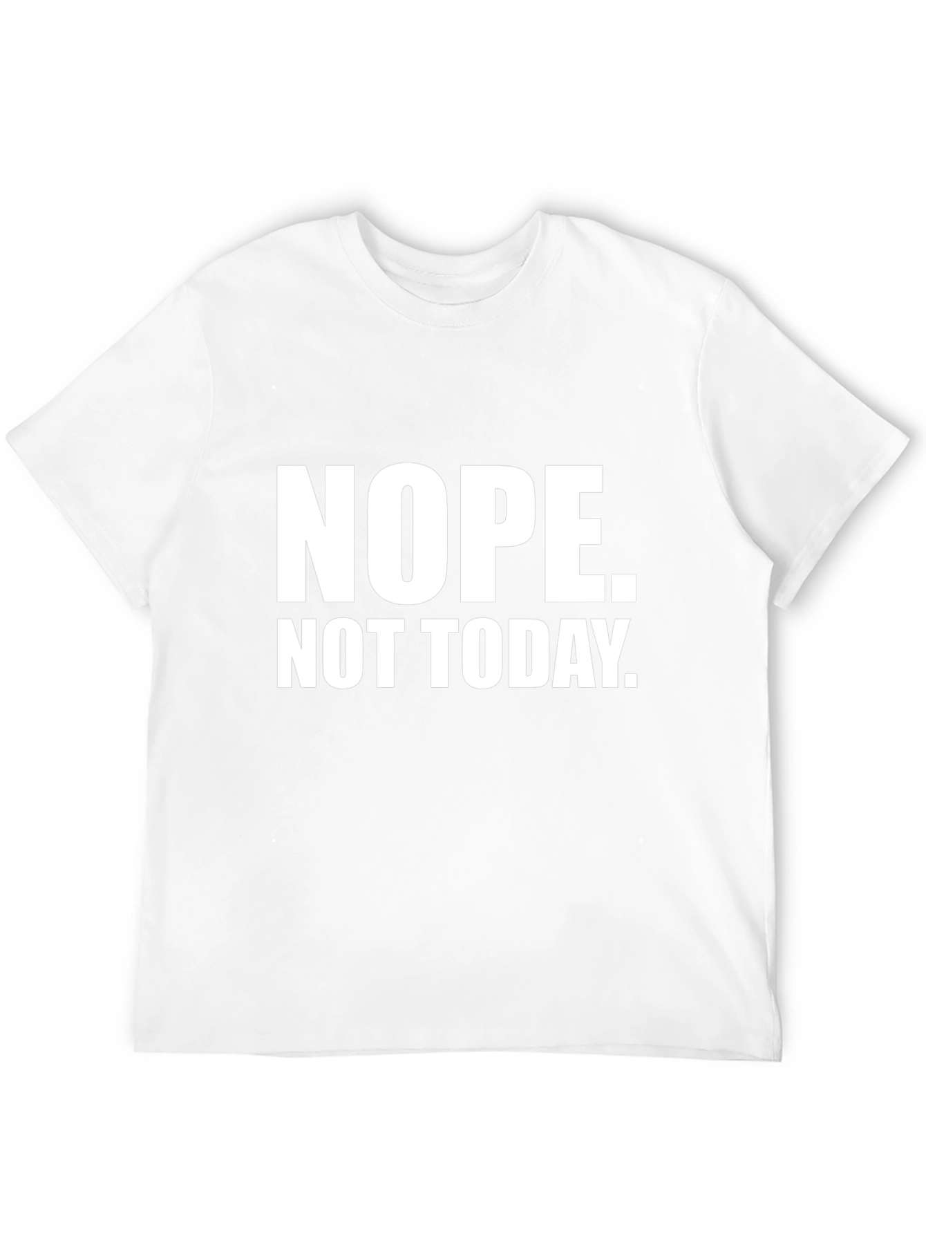 Nope Not Today Black Graphic Tee