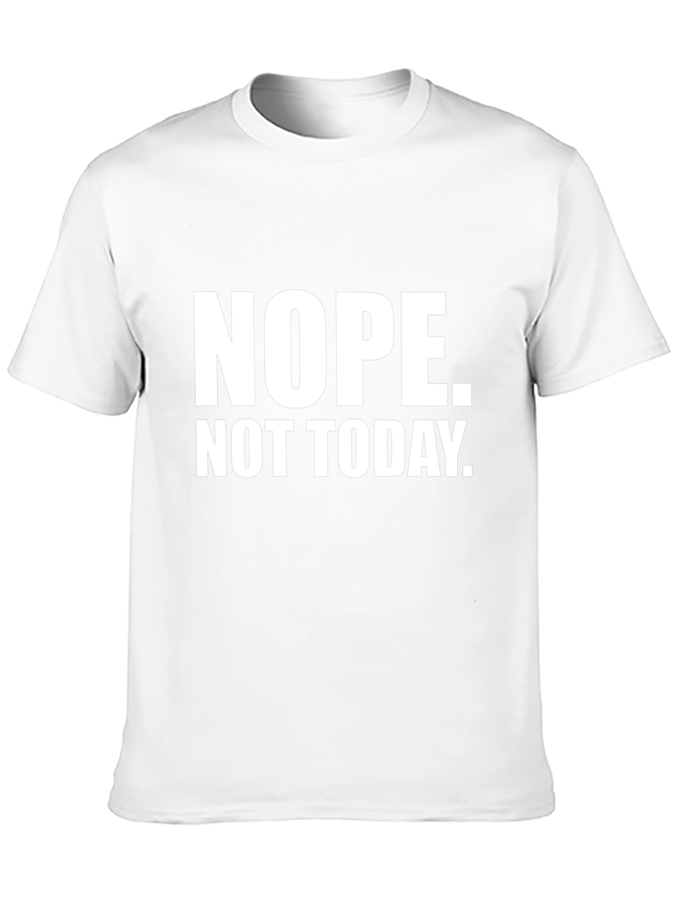 Nope Not Today Black Graphic Tee