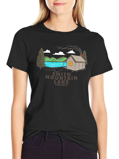 Smith Mountain Lake Virginia Cabin T-Shirt